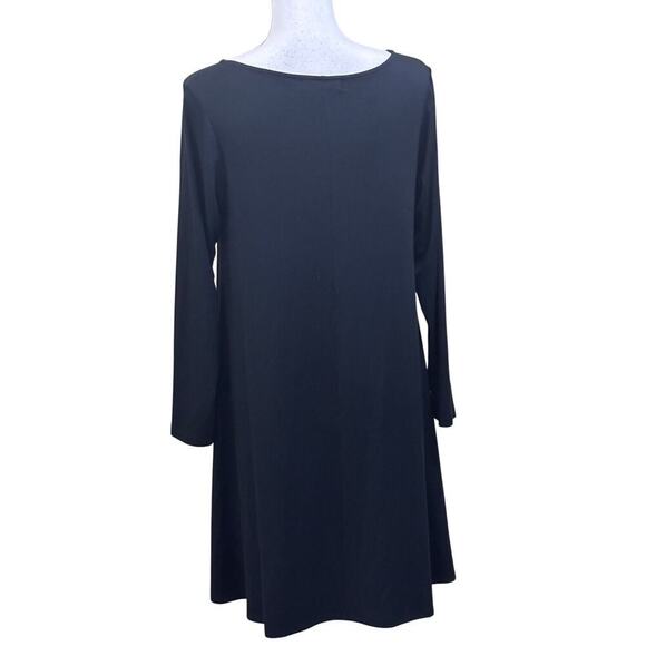 Comfy USA black knit dress, small, comfy, travel, minimalist, staple, essential - Picture 3 of 5